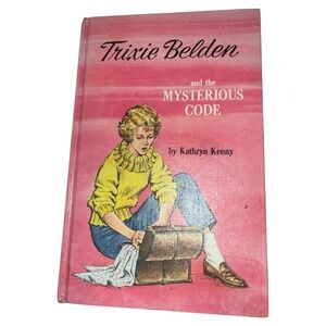 Trixie Belden The Mysterious Code #7 Kenny 1966 Whitman HB Deluxe Illustrated